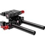 Zacuto Z-M-DSLRB (ZMDSLRB) Mini DSLR Baseplate with Quick release and 4.5-inch 15mm Female to Female Rods Zacuto Z-M-DSLRB (ZMDSLRB) Mini DSLR Baseplate with Quick release and 4.5-inch 15mm Female to Female Rods